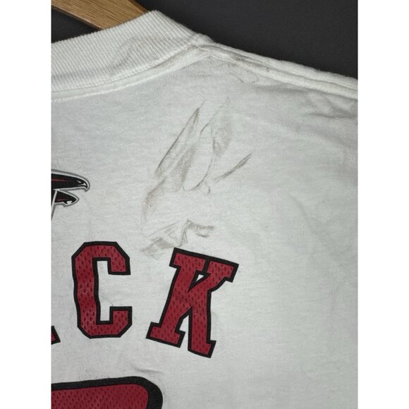 Vintage Y2K NFL Michael Vick Atlanta Falcons Reeboks White Shirt Promo Rare #7 - Picture 8 of 13